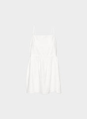 Duras Linen Dress - WHITE