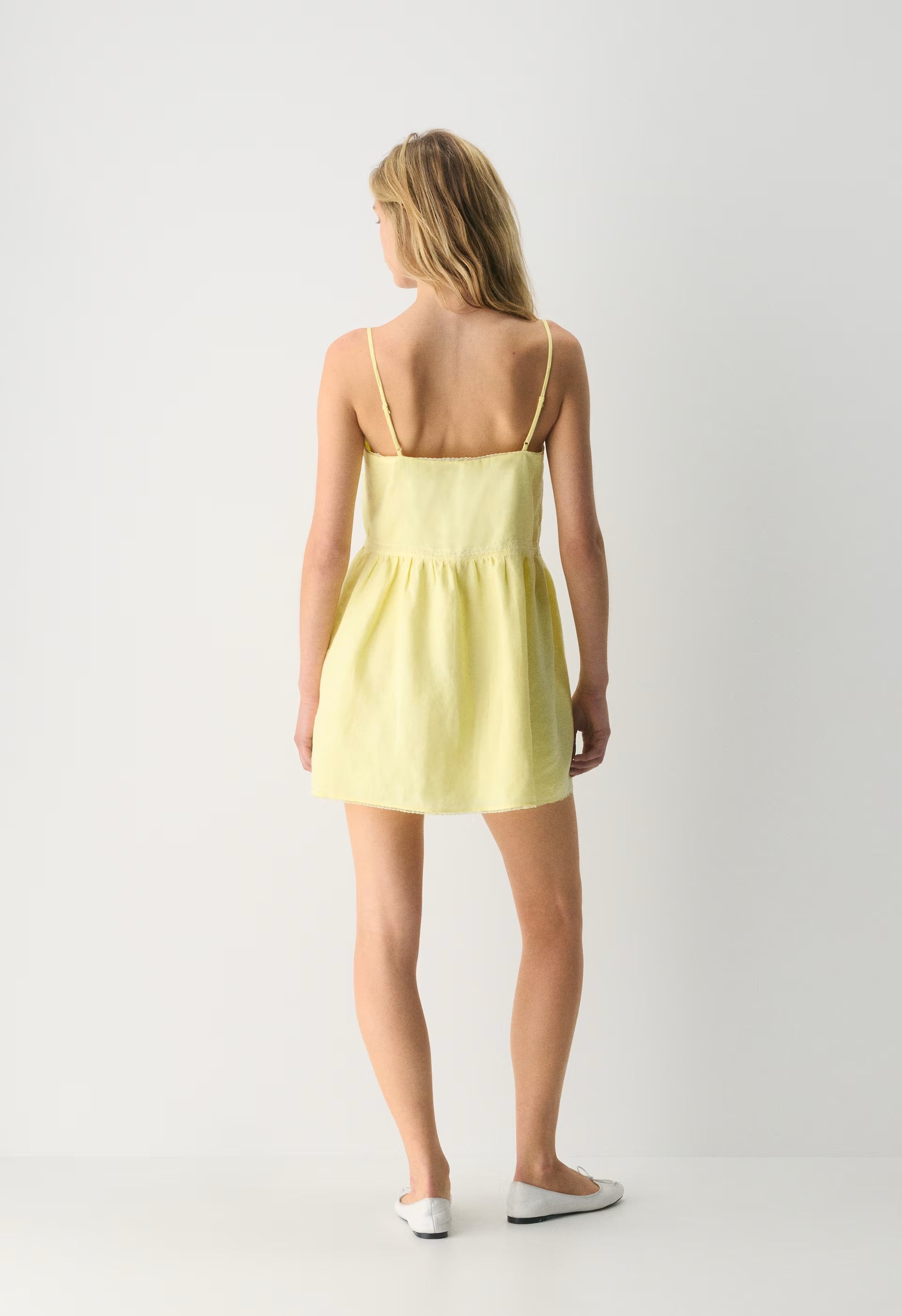 Duras Linen Dress - LEMONADE