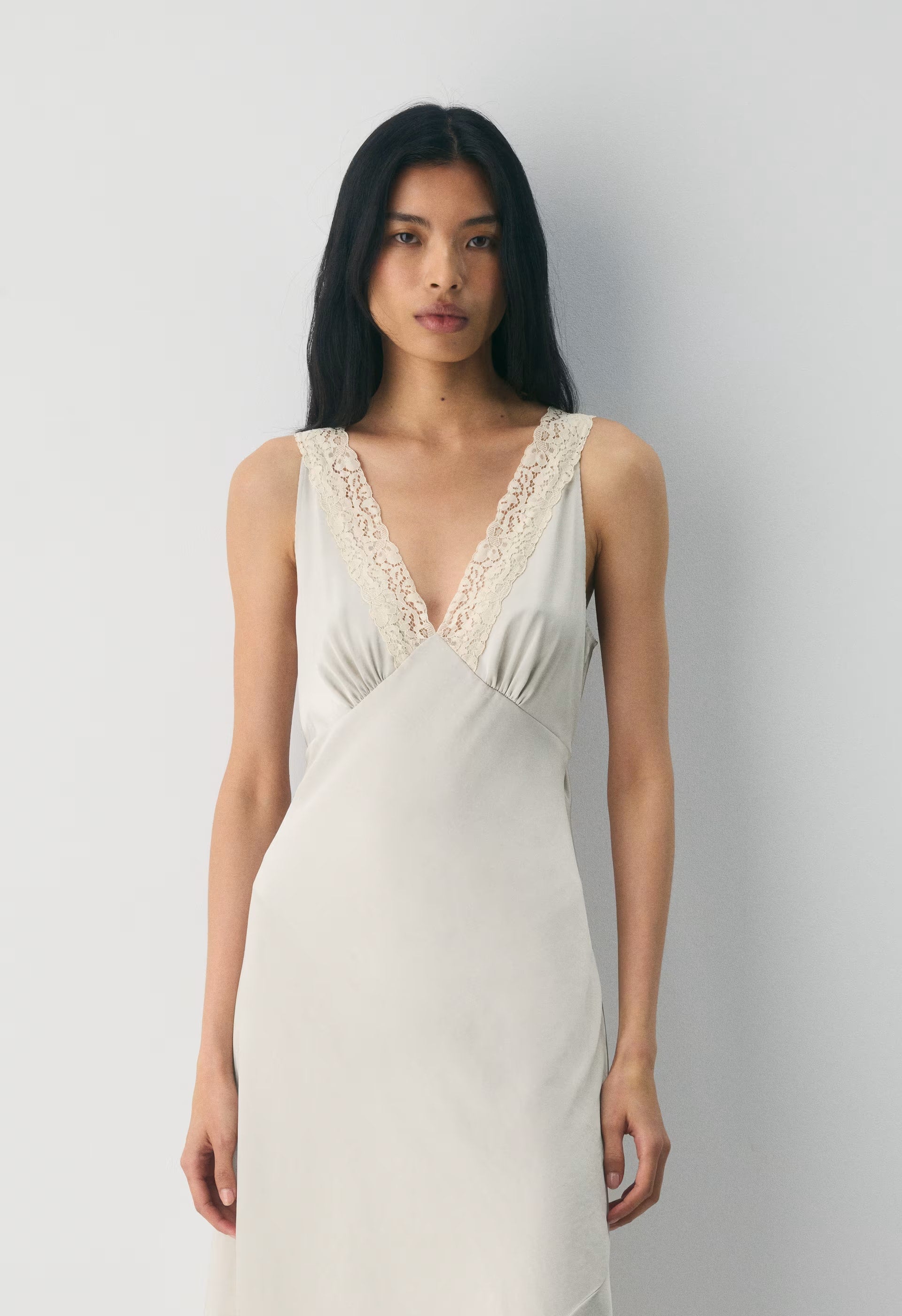 Daisychain Satin Dress - MTRPLS TP/ SPRKNG CHMP