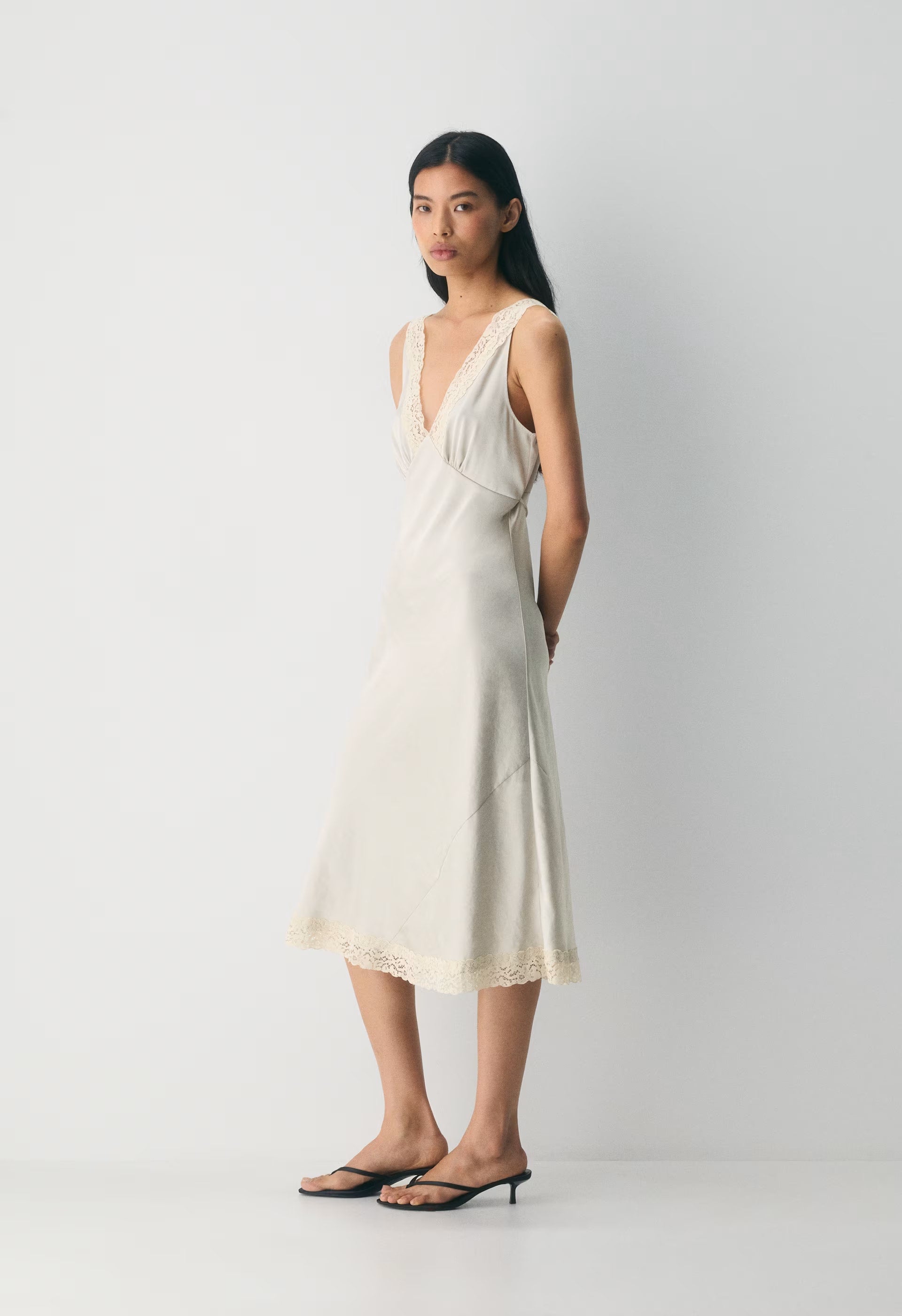 Daisychain Satin Dress - MTRPLS TP/ SPRKNG CHMP