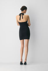 Original Contour Sandbar Halter Dress - BLACK