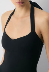 Original Contour Sandbar Halter Dress - BLACK