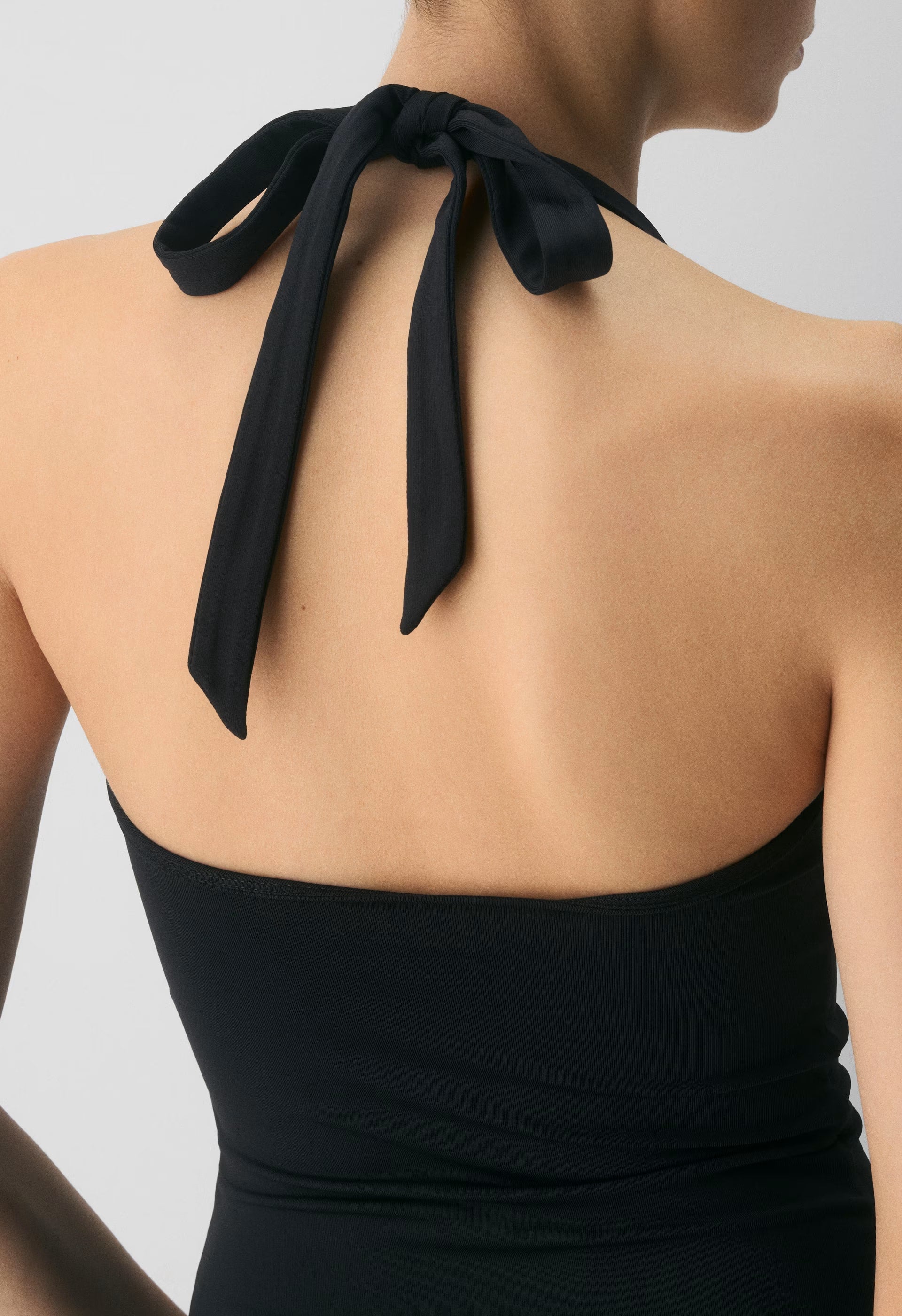 Original Contour Sandbar Halter Dress - BLACK