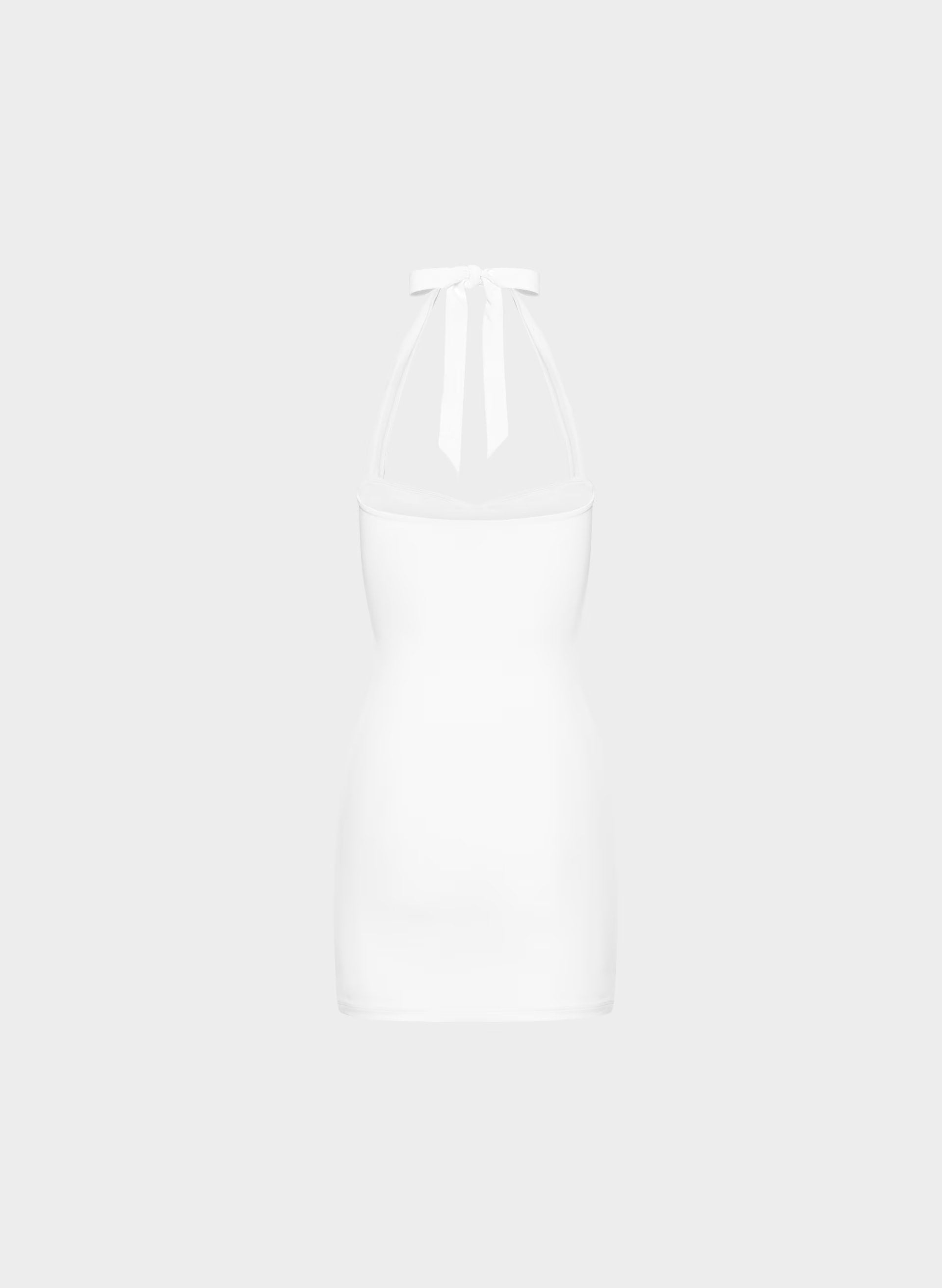 Original Contour Sandbar Halter Dress - BRIGHT WHITE