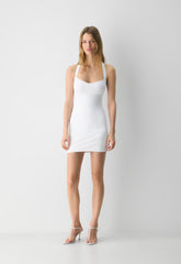 Original Contour Sandbar Halter Dress - BRIGHT WHITE