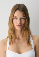 Original Contour Sandbar Halter Dress - BRIGHT WHITE