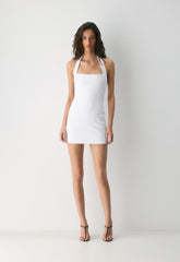 Figureknit™ Cue Dress - BRIGHT WHITE