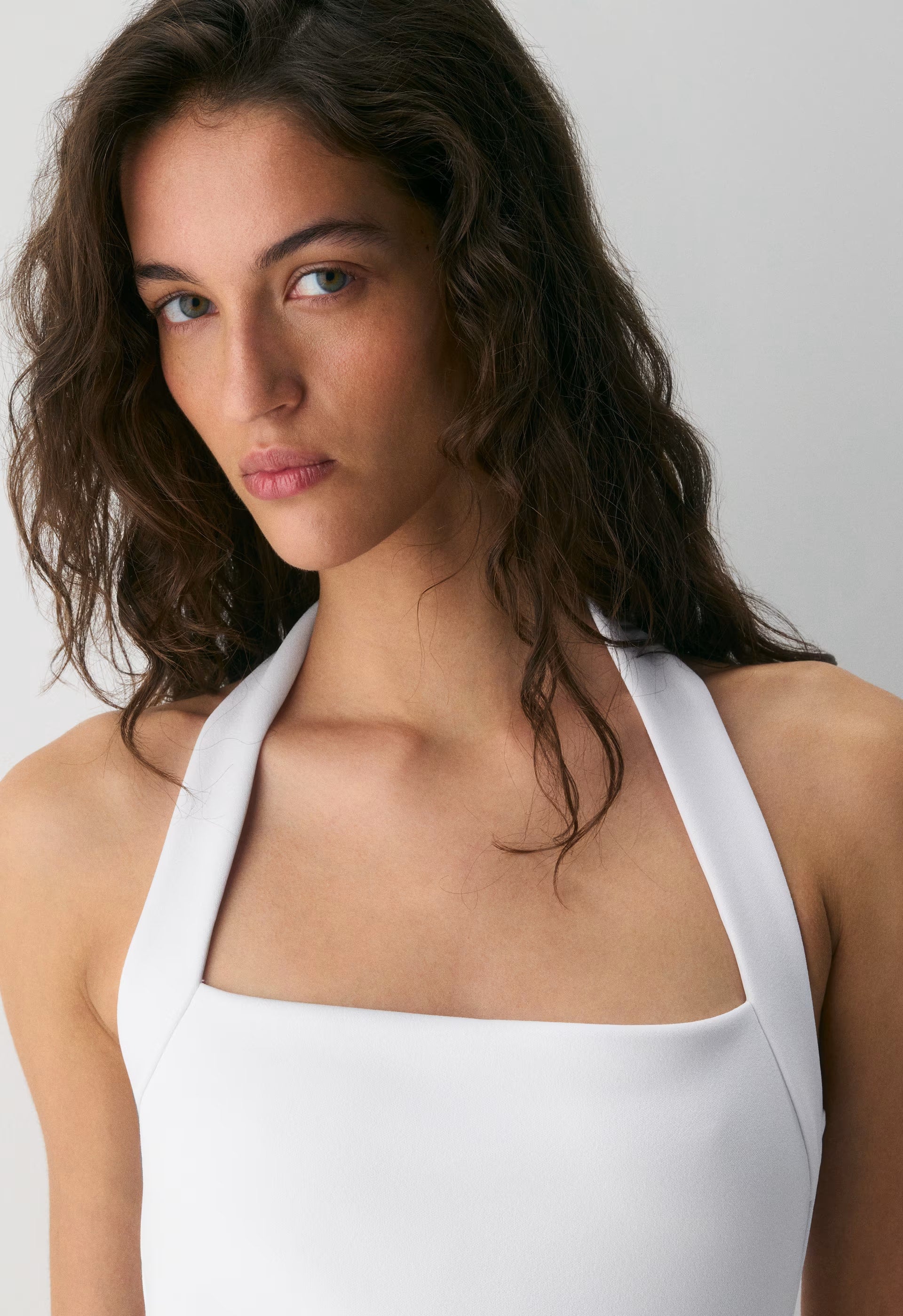 Figureknit™ Cue Dress - BRIGHT WHITE