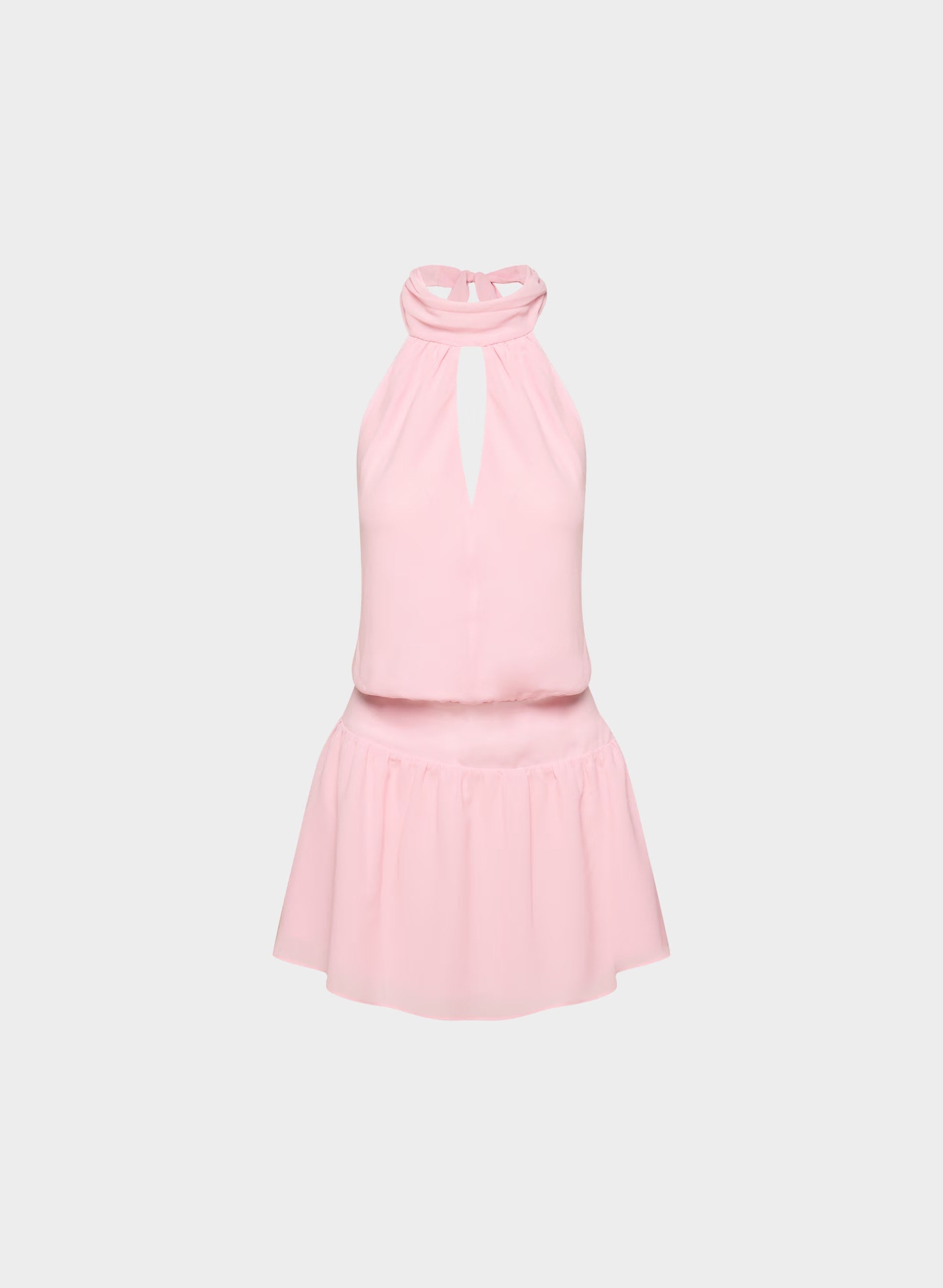 Caicos Halter Dress - MILKSHAKE PINK