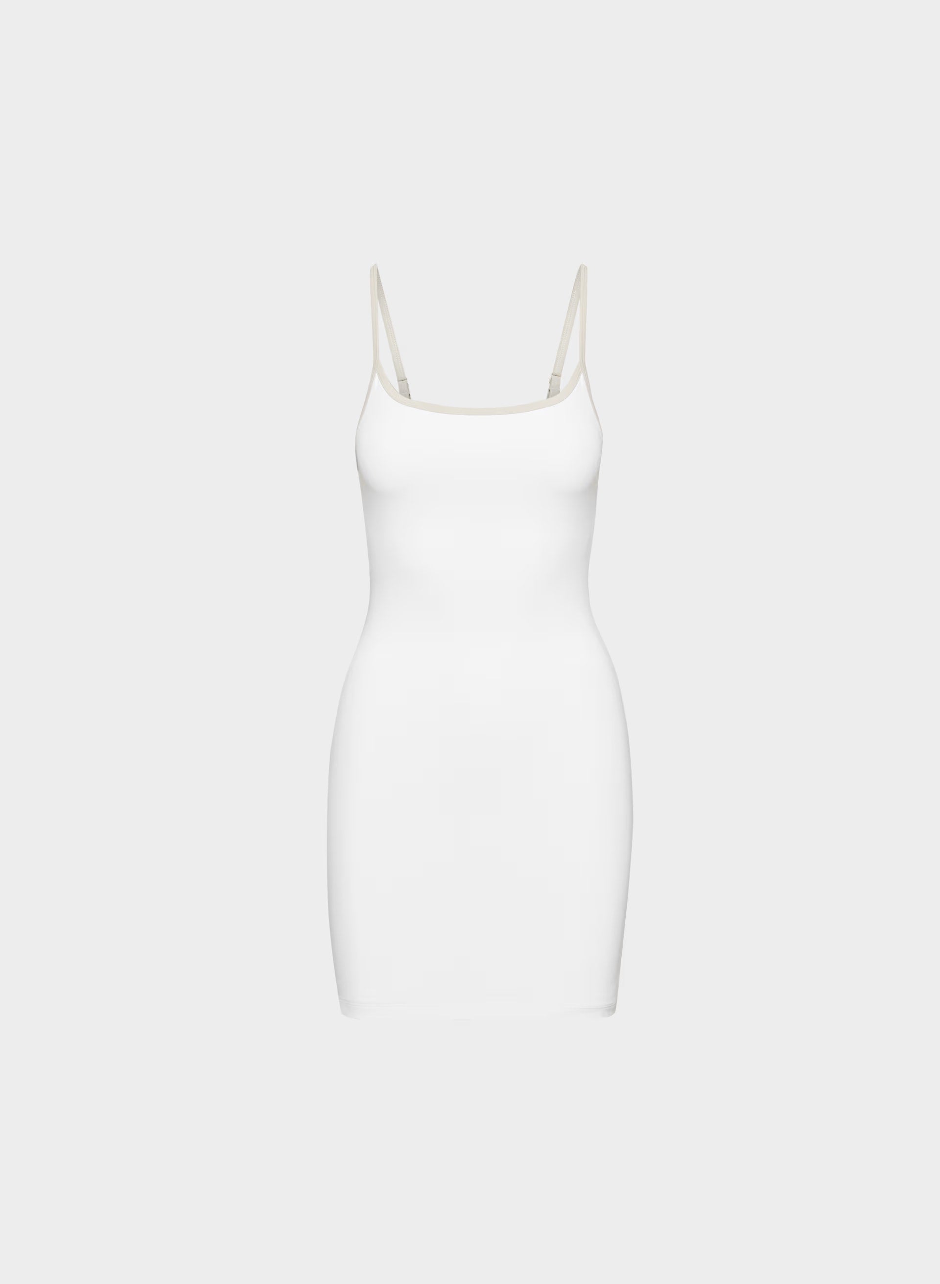 Original Contour Swoop Cami Dress - BRGHT WHT/ MTRPLS TP
