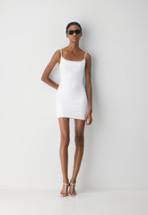 Original Contour Swoop Cami Dress - RICH MOCHA BROWN/BLACK