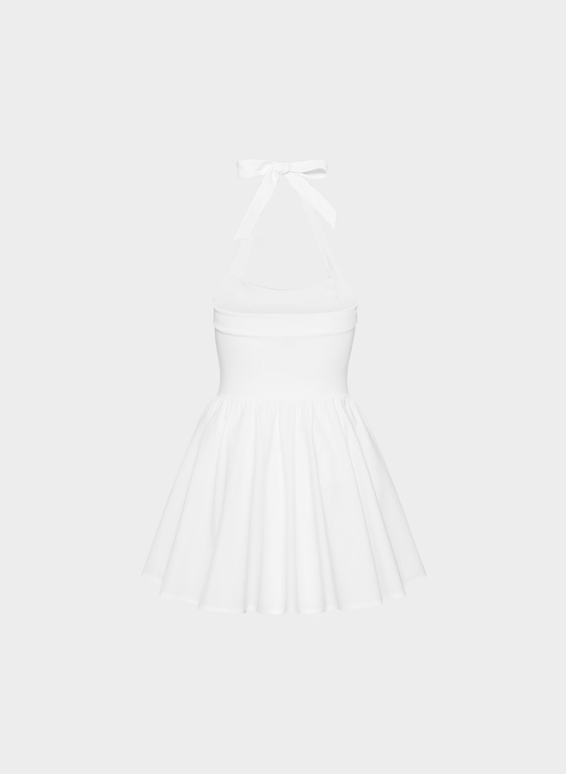 Courtyard Poplin Dress - BRIGHT WHITE