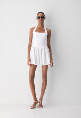 Courtyard Poplin Dress - BRIGHT WHITE