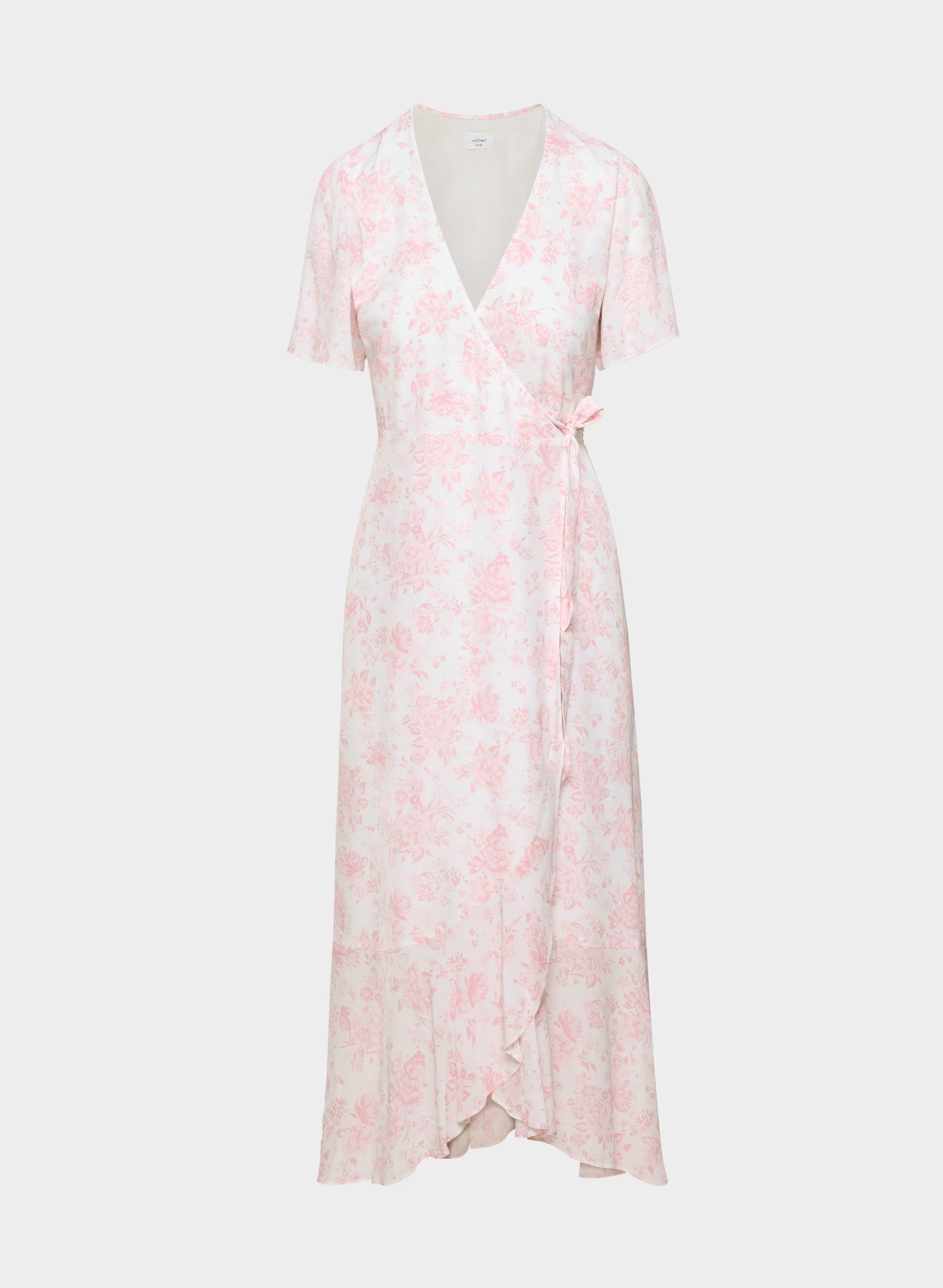 Gazette Dress - WHITE/PINK
