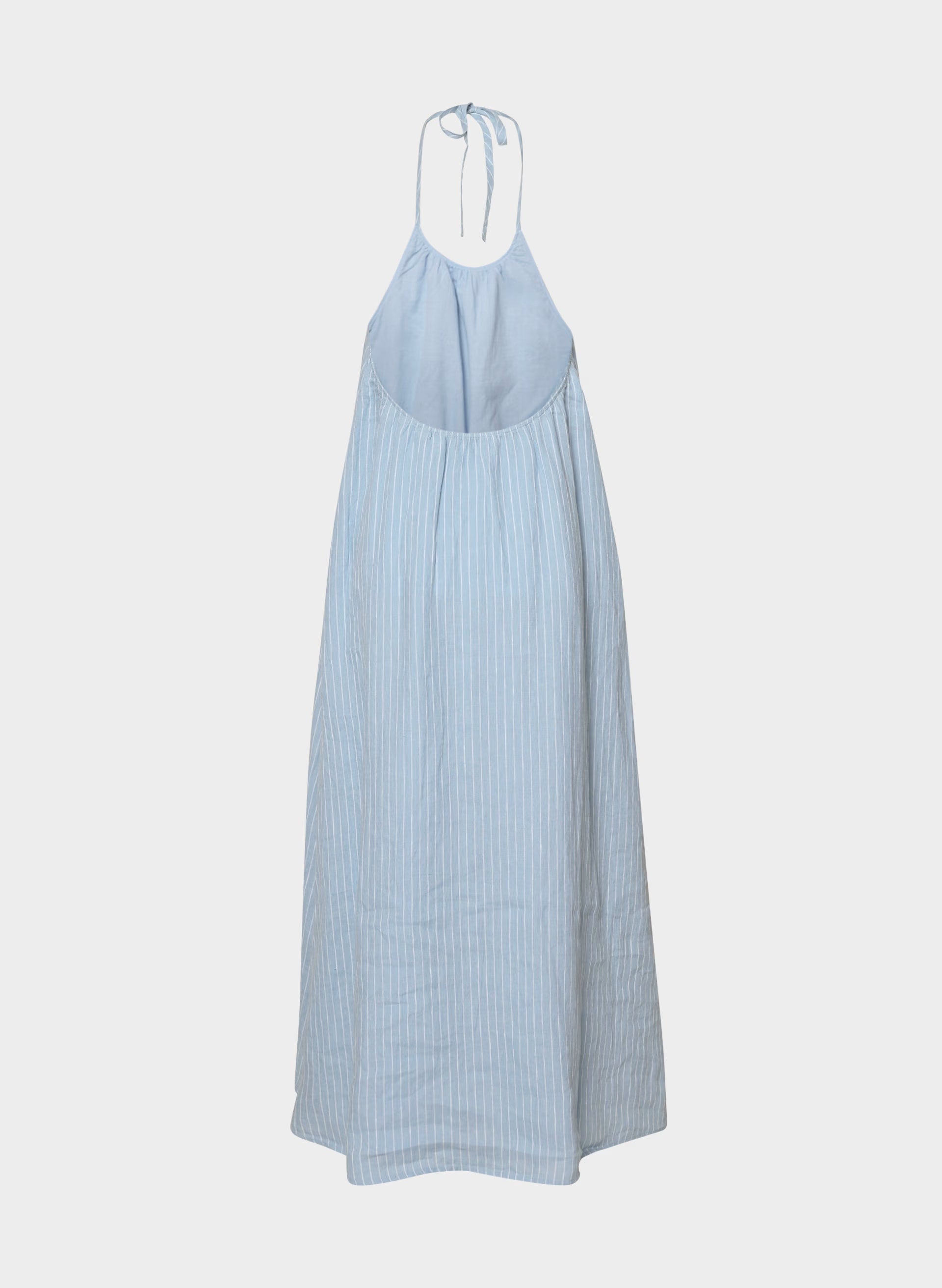 Sunpost Linen Halter Dress - MITCHELL ST CNFWR B/W
