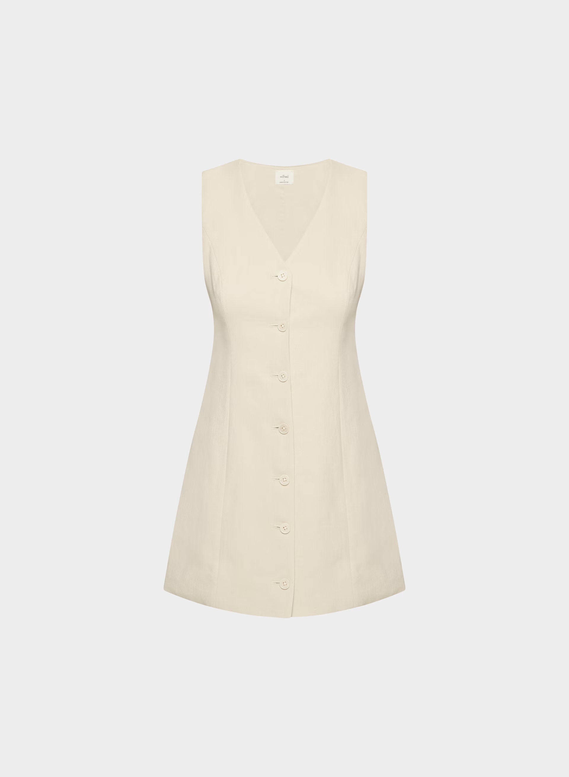 Aria Dress - PowerLinen™ - COOL BEIGE