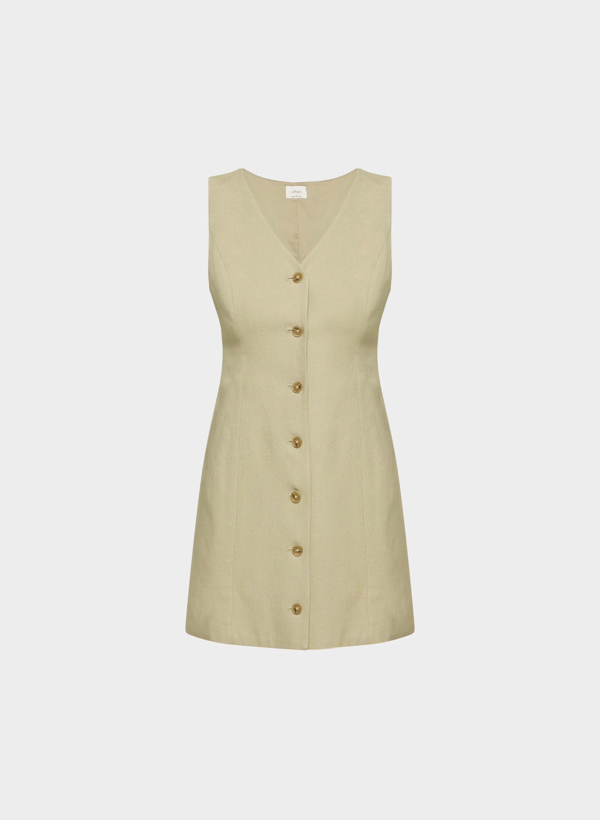 Aria Dress - PowerLinen™ - MARTINI OLIVE