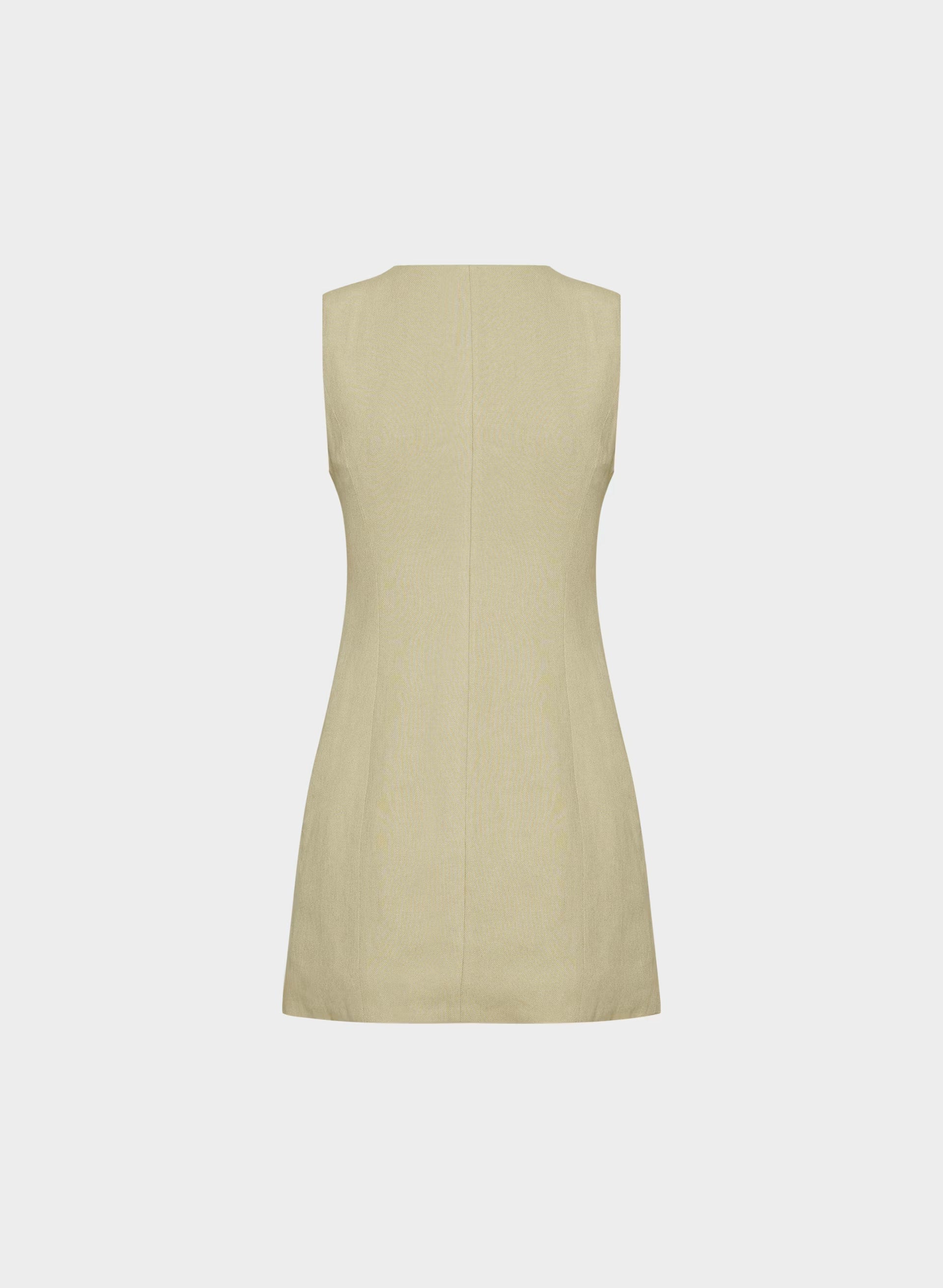 Aria Dress - PowerLinen™ - MARTINI OLIVE