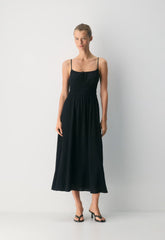 Typescript Cami Dress - BLACK