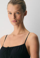 Typescript Cami Dress - BLACK