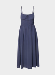 Typescript Cami Dress - HARBOUR NAVY