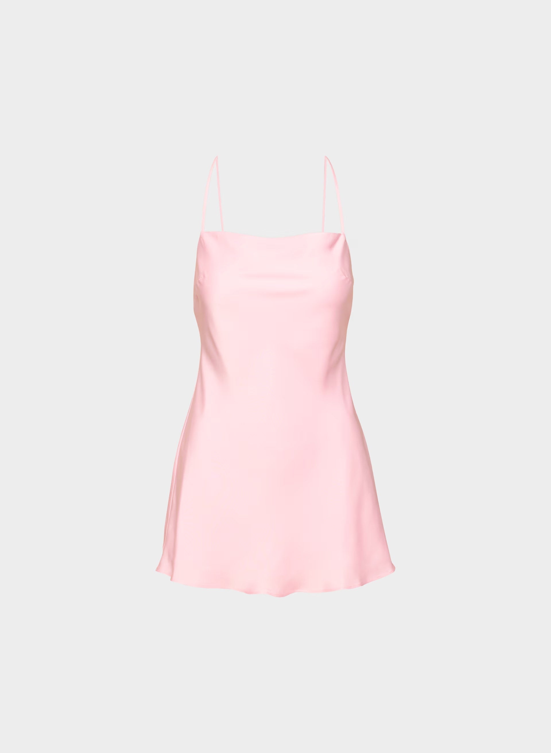 Confession Satin Dress - MILKSHAKE PINK