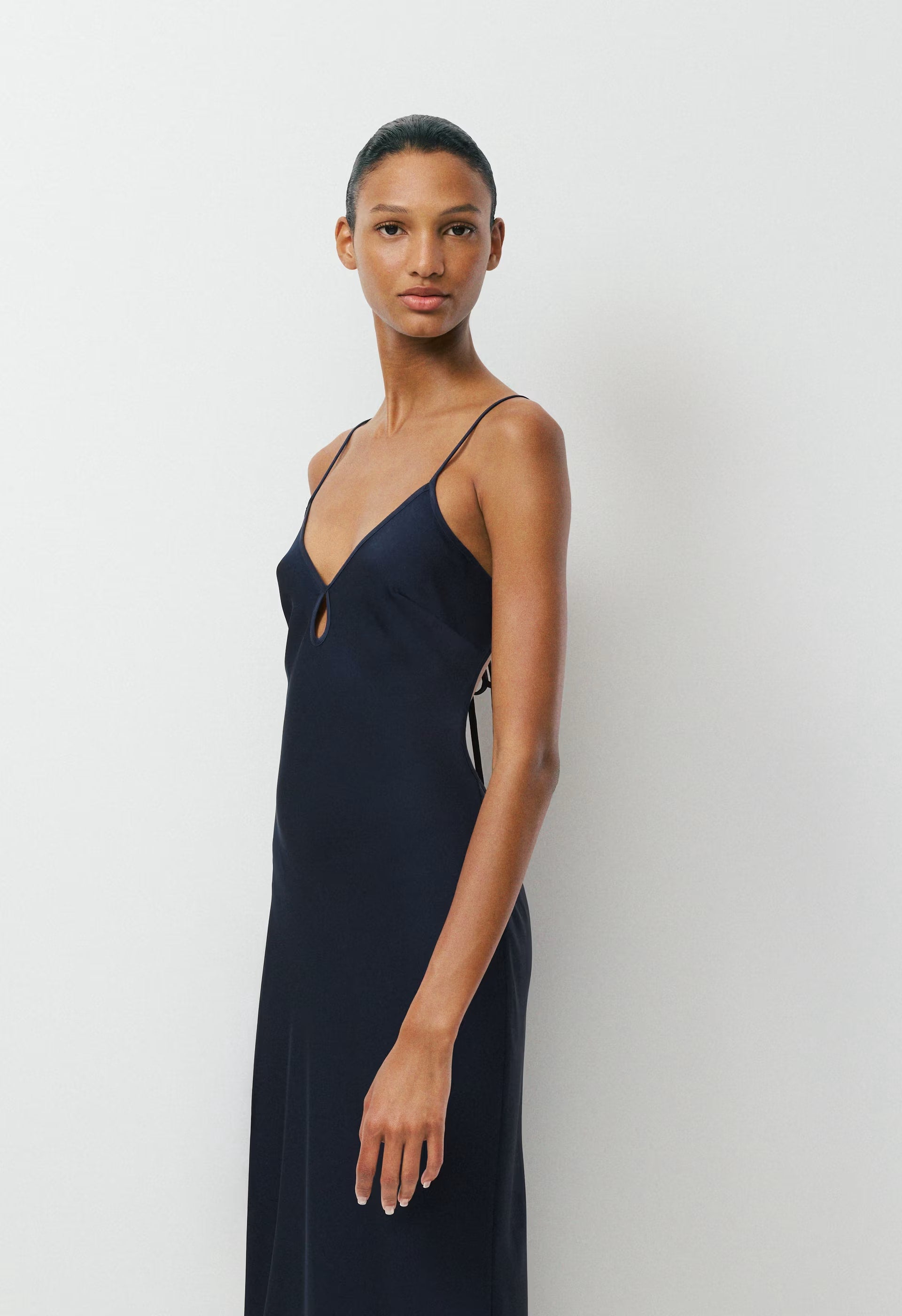 Duskfall Satin Dress - ADMIRAL