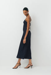 Duskfall Satin Dress - ADMIRAL