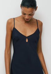 Duskfall Satin Dress - ADMIRAL