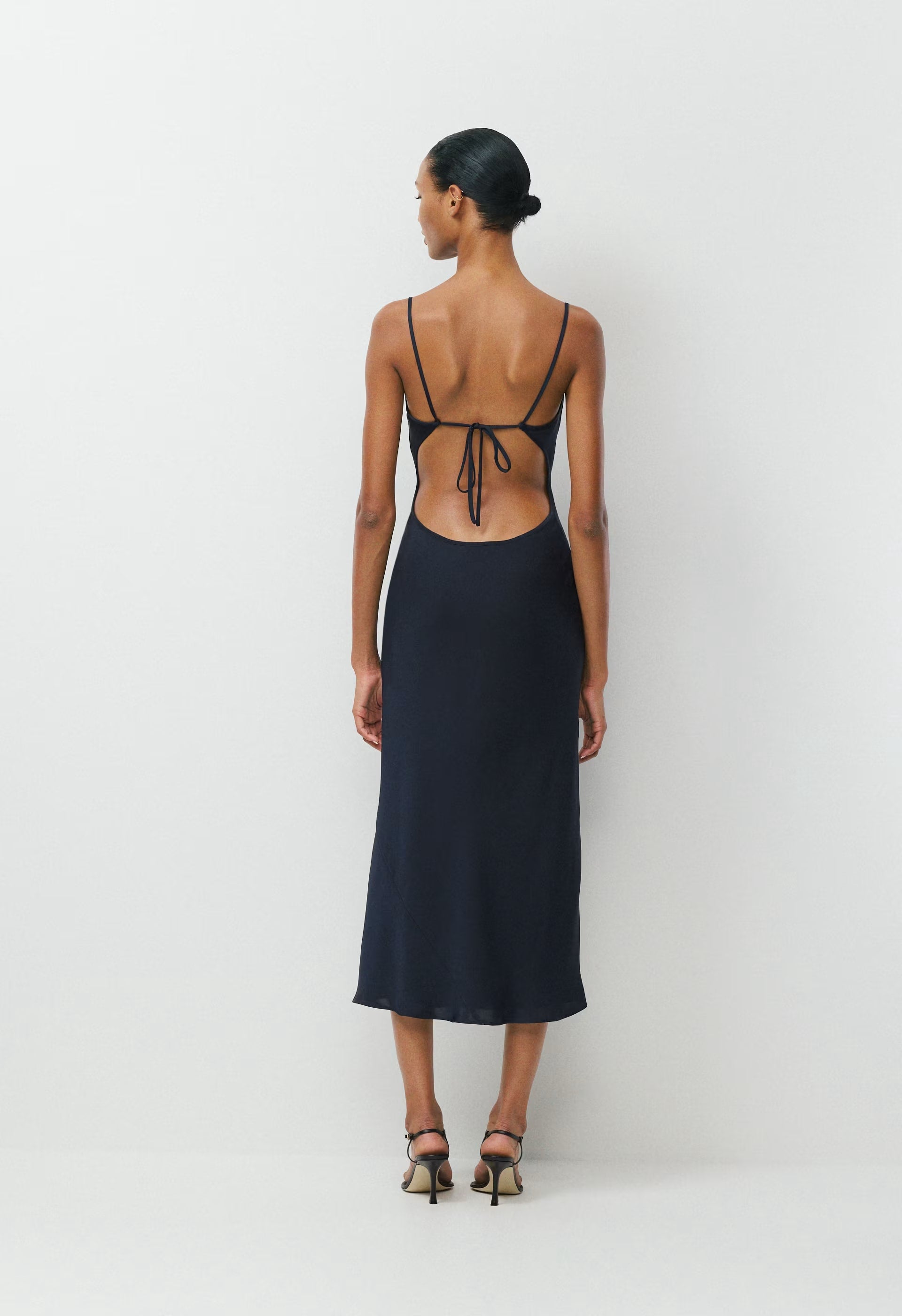 Duskfall Satin Dress - ADMIRAL