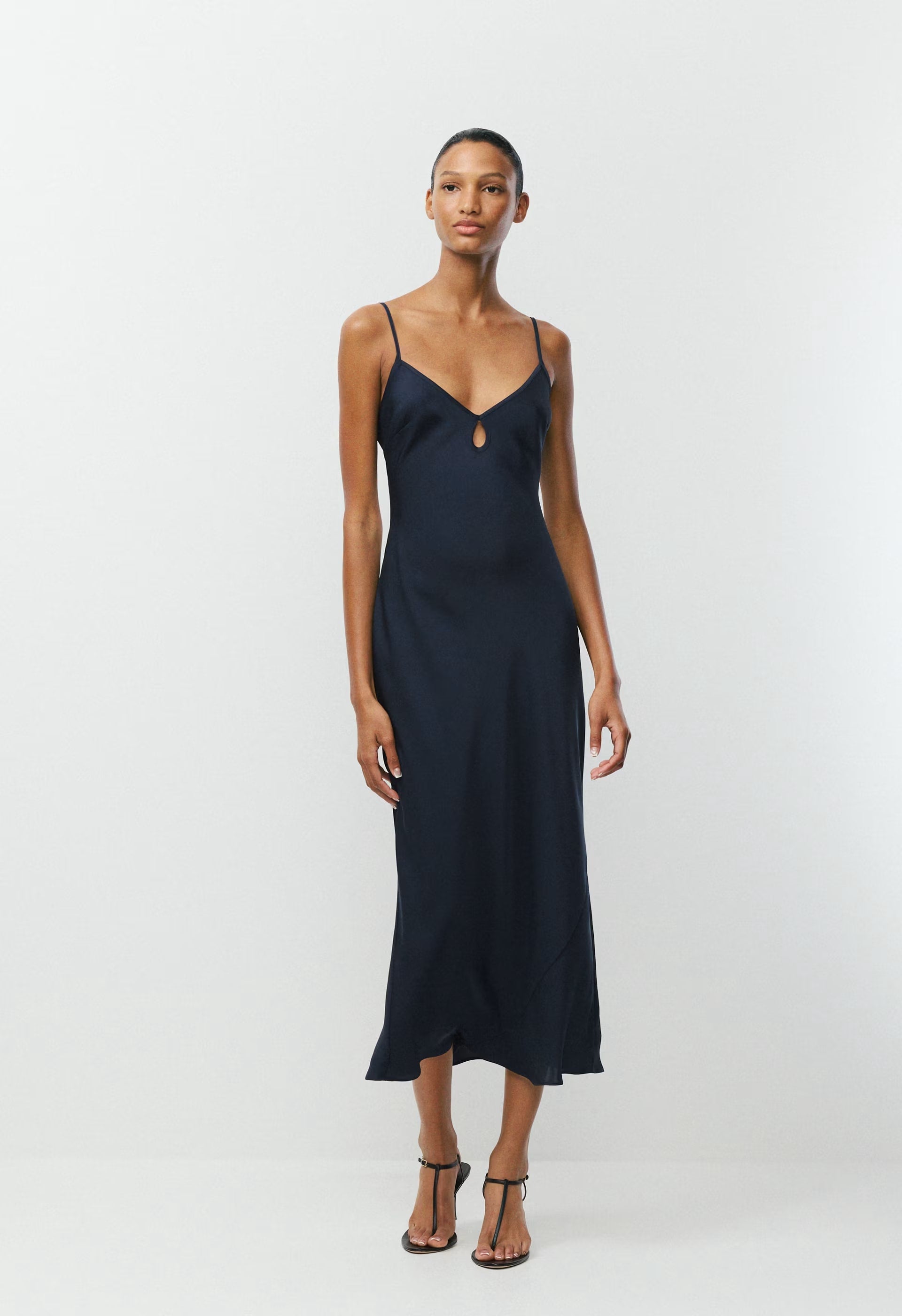 Duskfall Satin Dress - ADMIRAL