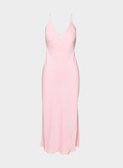 Duskfall Satin Dress - MILKSHAKE PINK