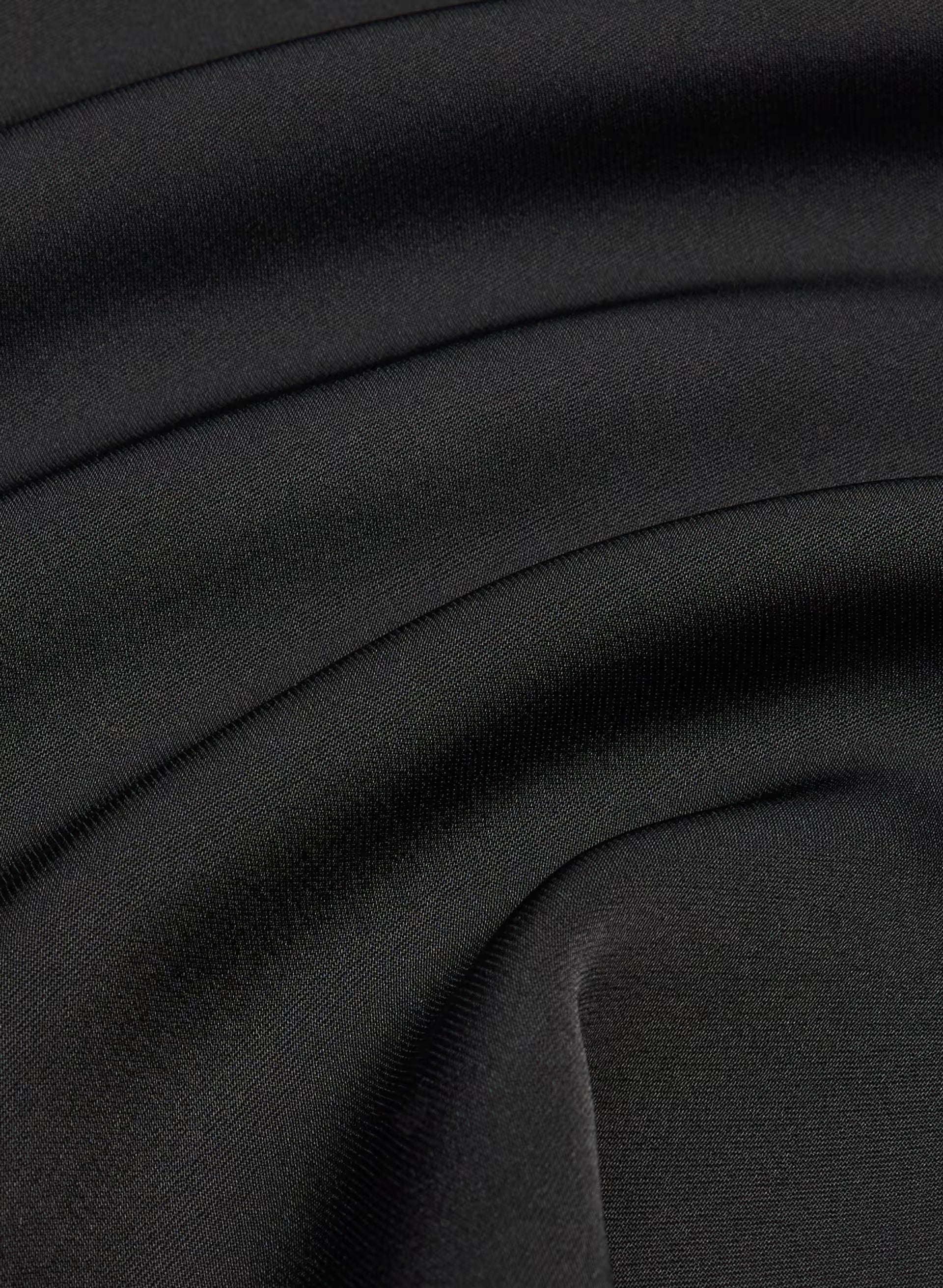 Posse Satin Dress - BLACK