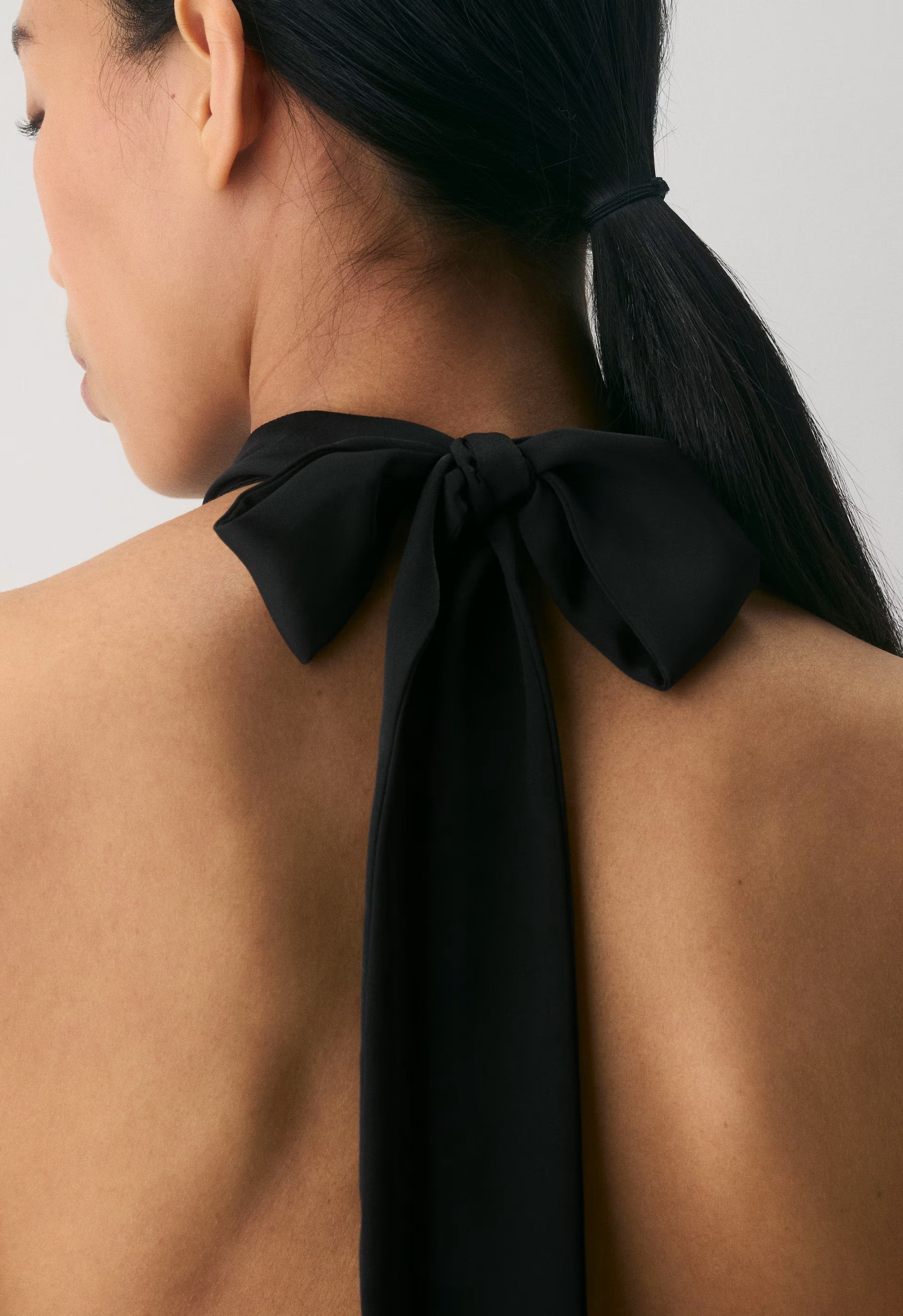 Posse Satin Dress - BLACK