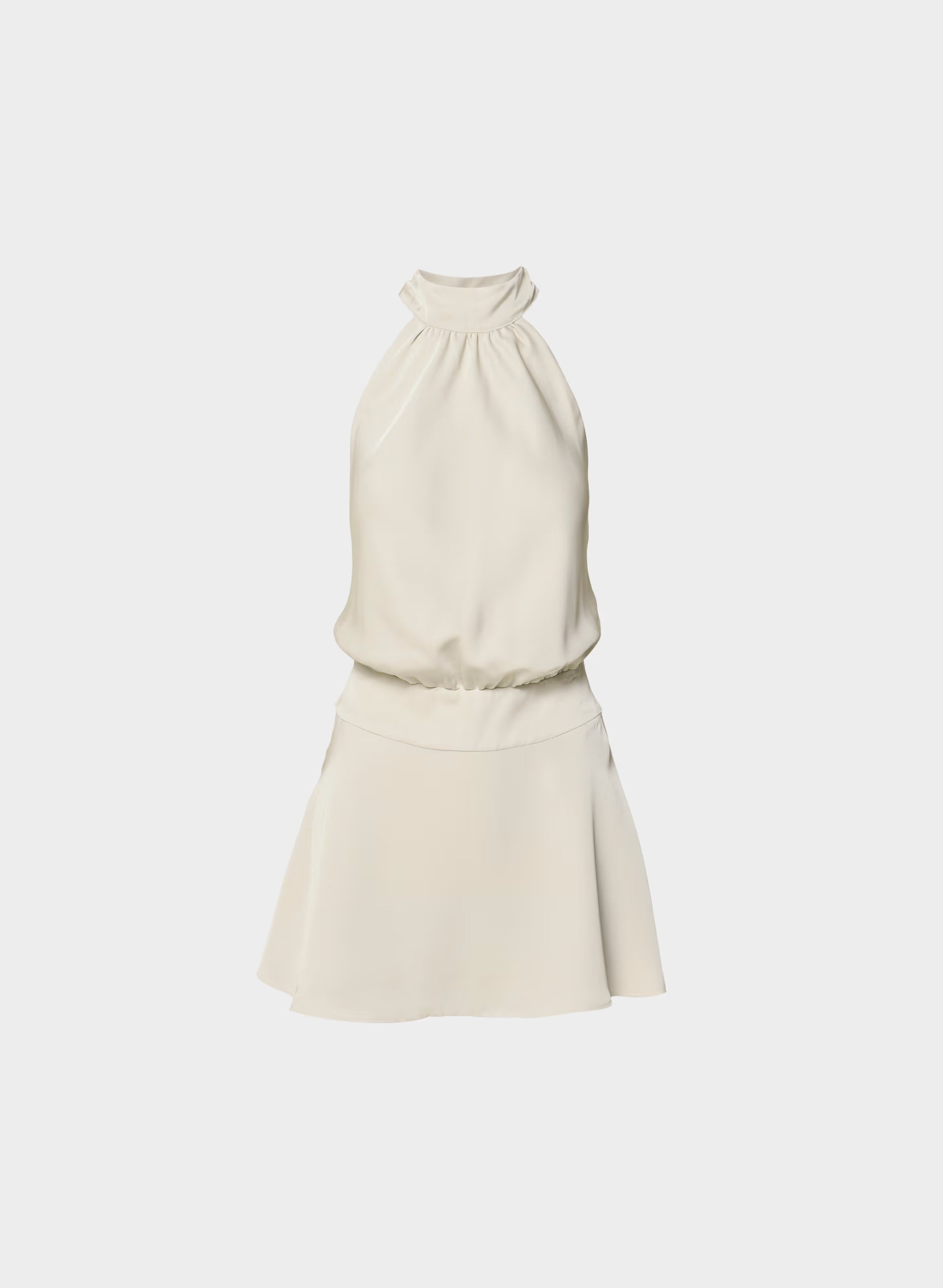 Posse Satin Dress - MATTE PEARL