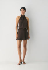 Posse Satin Dress - LEMONADE