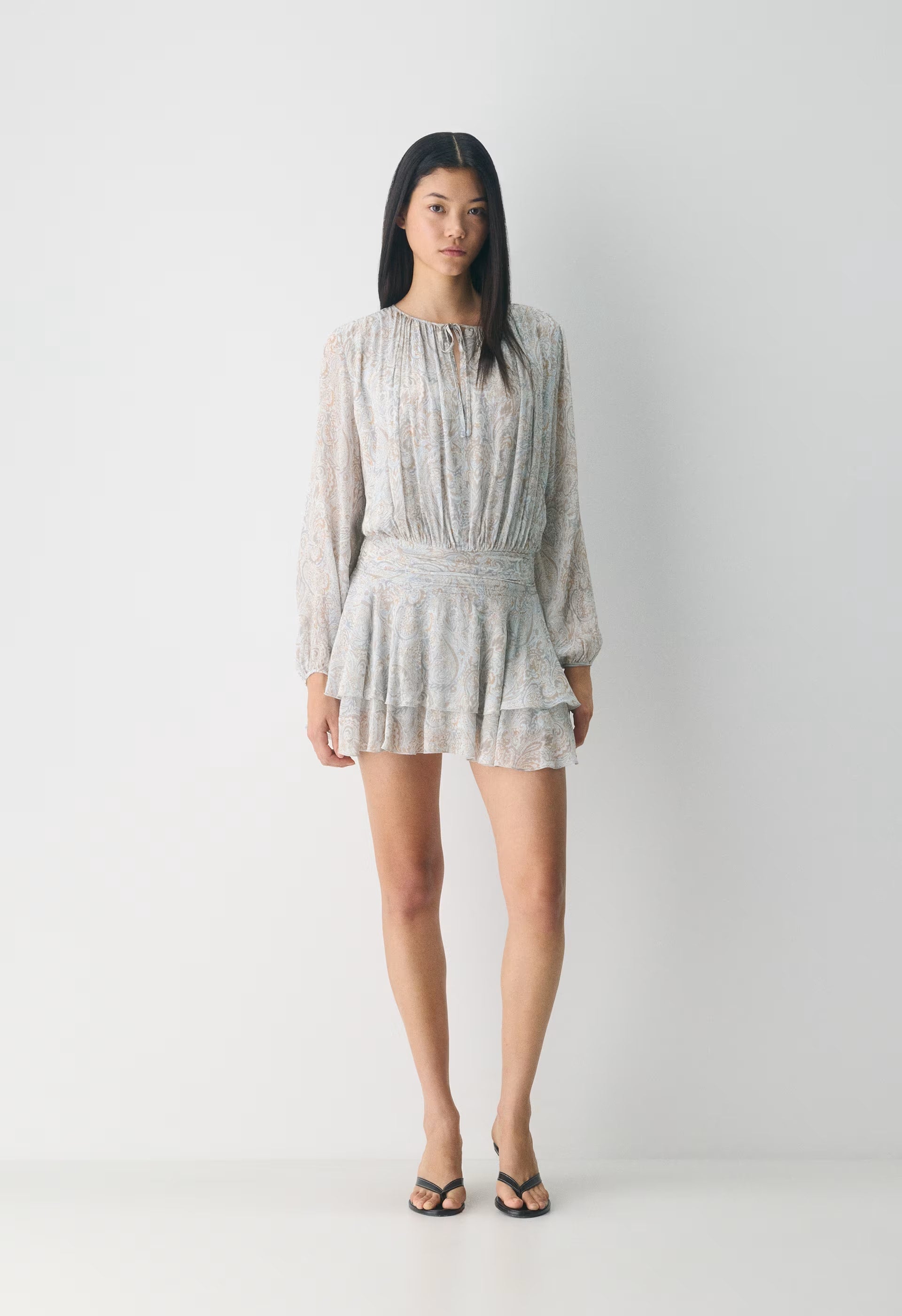 Ruminate Dress - LIGHT MINT/SOFT BROWN