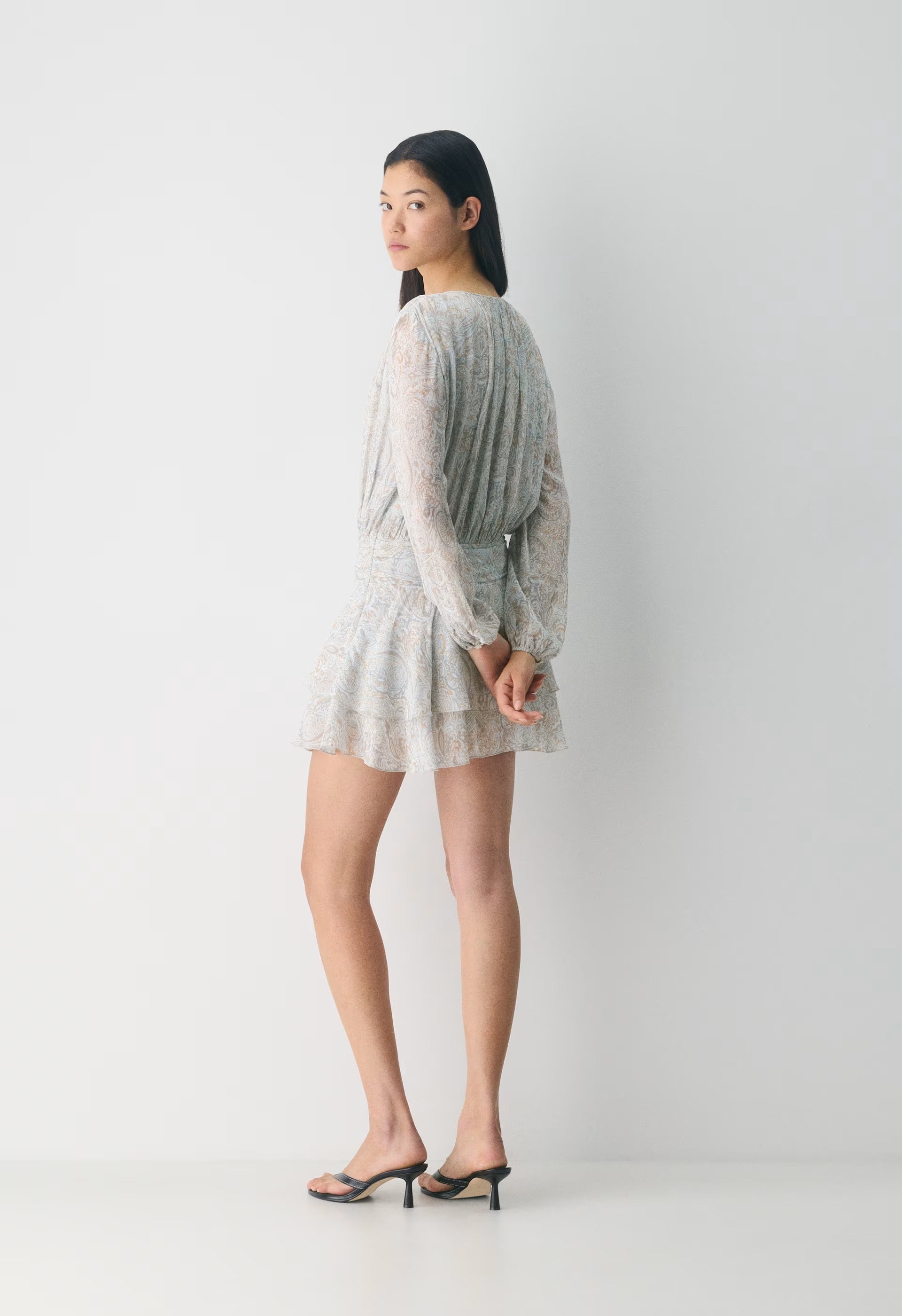 Ruminate Dress - LIGHT MINT/SOFT BROWN