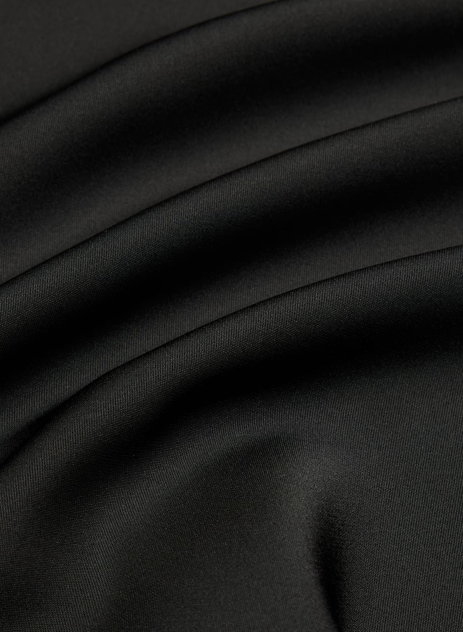 Suite Satin Dress - BLACK/BLACK