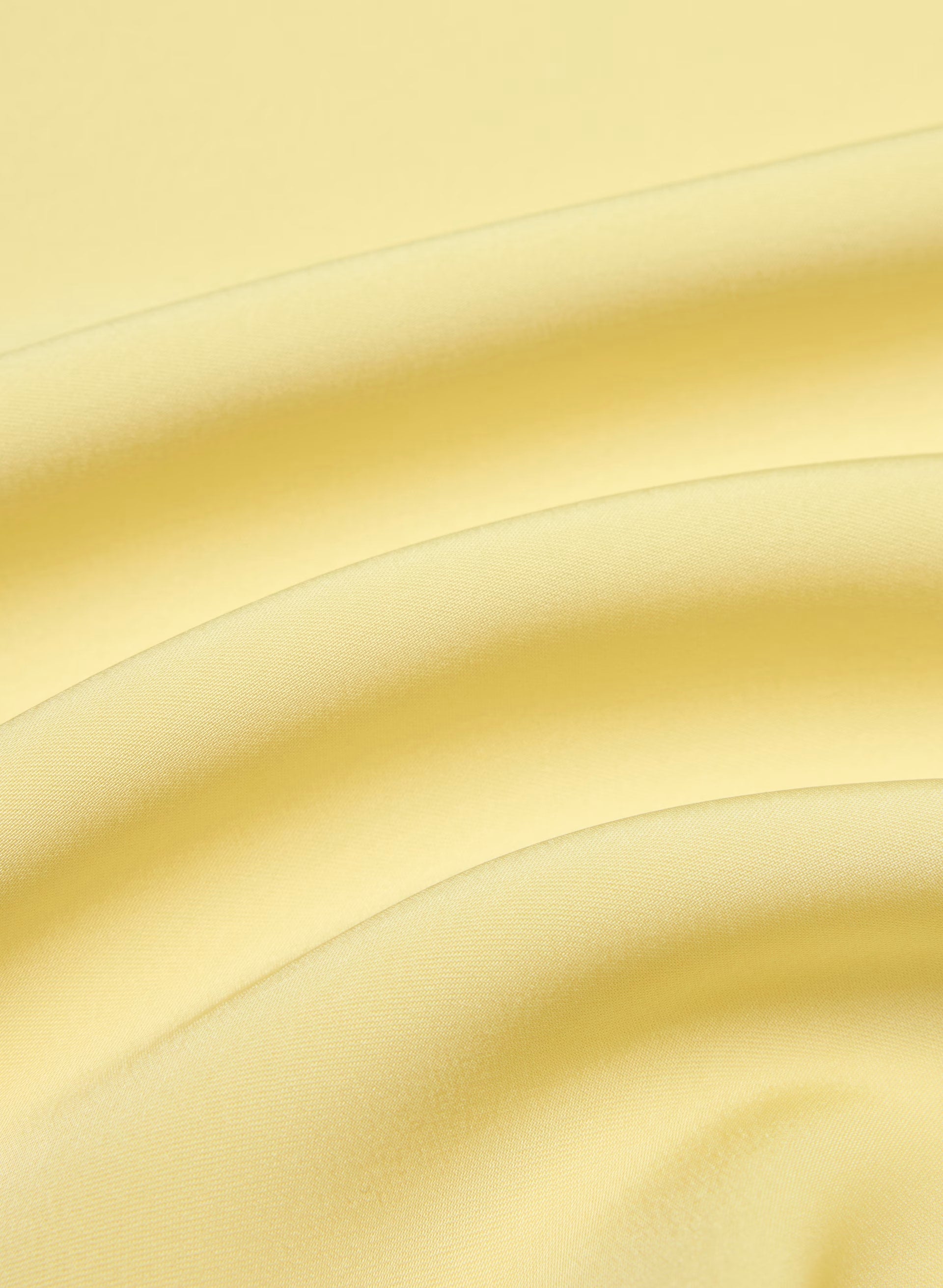 Suite Satin Dress - LEMONADE/LIGHT BIRCH