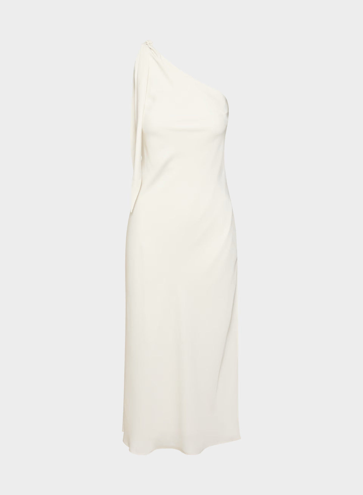 Champagne Satin Dress - LIGHT BIRCH