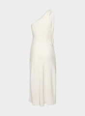 Champagne Satin Dress - LIGHT BIRCH