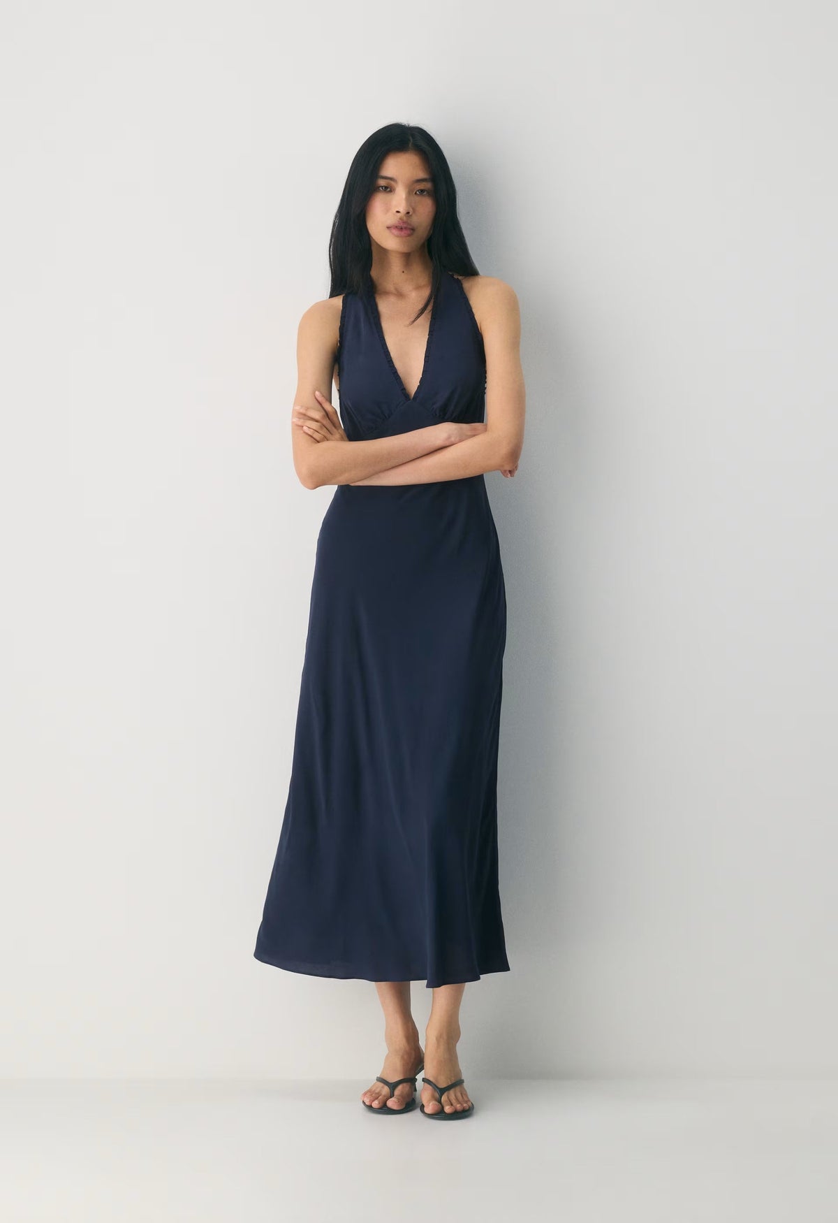 Hedgerow Halter Dress - ADMIRAL