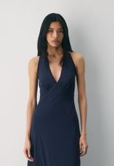 Hedgerow Halter Dress - ADMIRAL