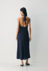 Hedgerow Halter Dress - ADMIRAL