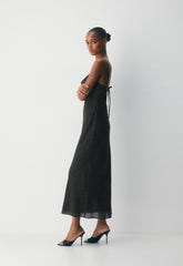 Grenada Dress - BLACK/BIRCH