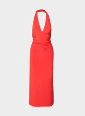 Smooth Matter™ Jazzroom Halter Dress - CHERRYBOMB RED