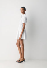 Term Poplin Dress - BRIGHT WHITE