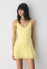 Priscilla Dress - LEMONADE/BLUE