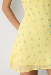 Priscilla Dress - LEMONADE/BLUE